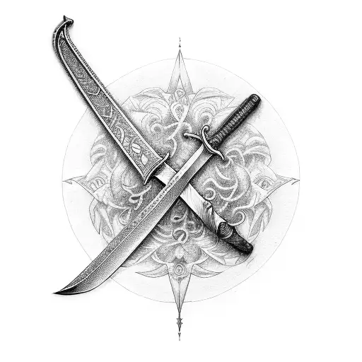 Sword Made By The Words God And Faith