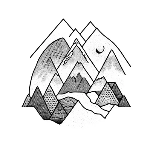 3 Mountains And A Moon