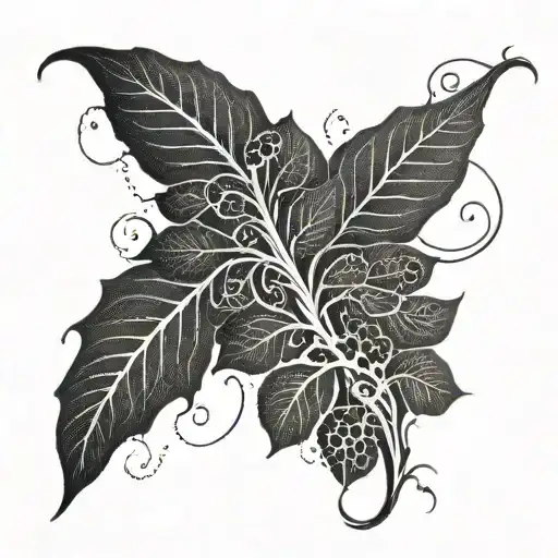 Vine Growing Up Masculine Forearm