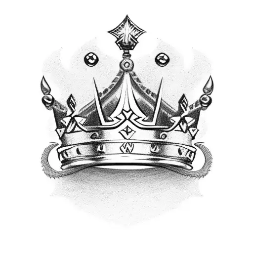 King's Crown With Name Enzo