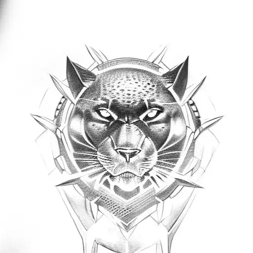 Black Panther With Claw