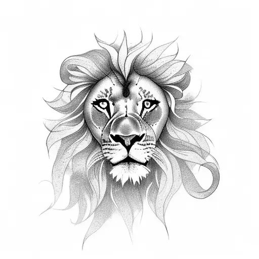 A Sleve Tattoo On My Arm Of A Lion Surrounded By Flowers