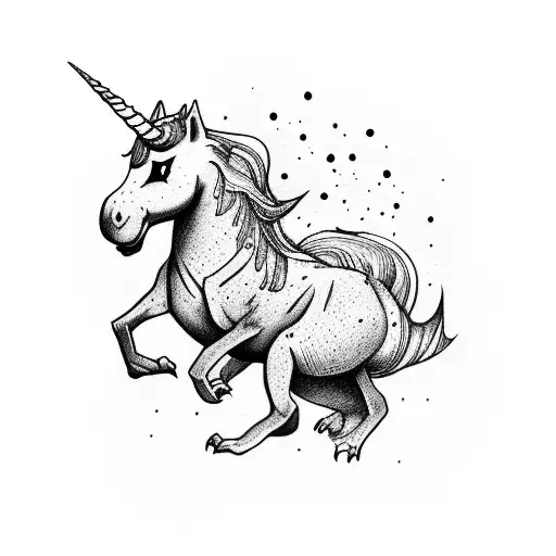 Unicorn And Dinosaur