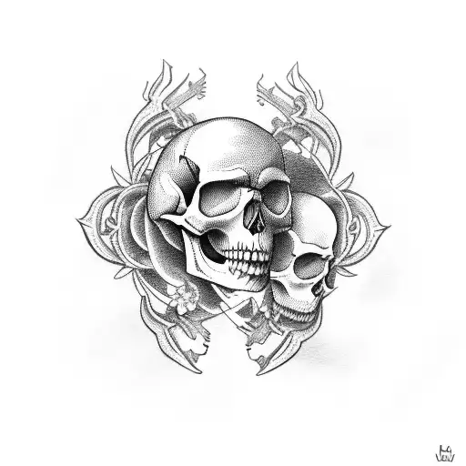 Bows With Skull Hands