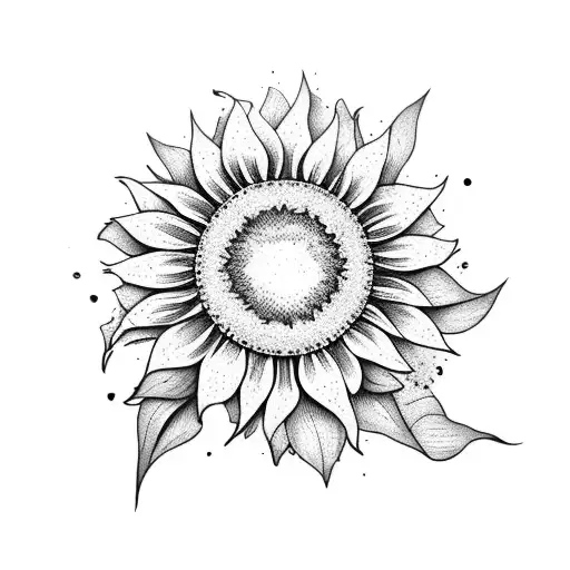 Sunflower Inside Treasure Chest