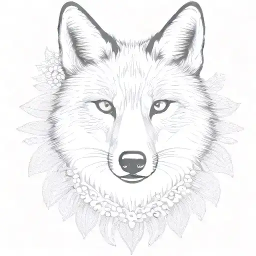 Coyote With Eidelweiss Eyes