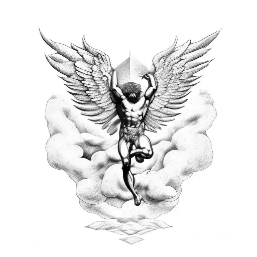 Creation Of David With Icarus