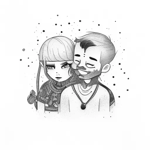 Dad With Son And Daughter