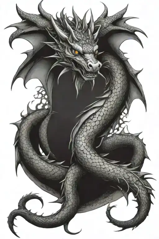 Dragon With Thorns Wrapping