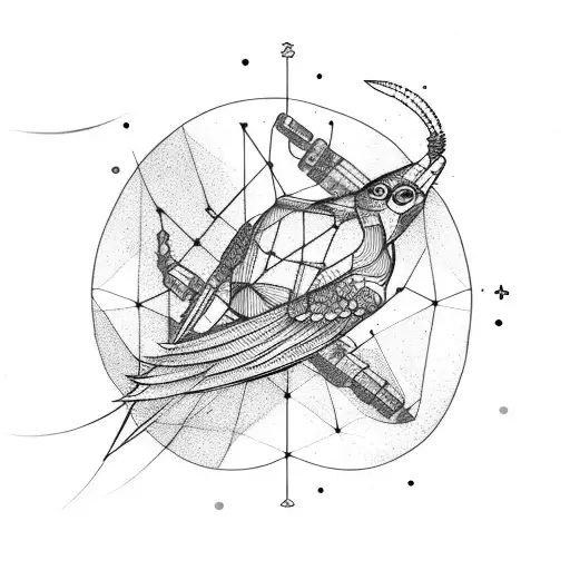 Bird And Scorpio Constellation