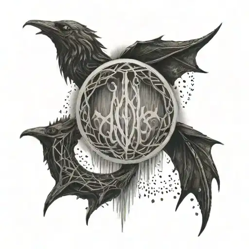 The One Ring With Elvish Script And A Nazgul