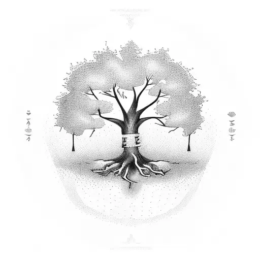 Tree With Heart At The Root