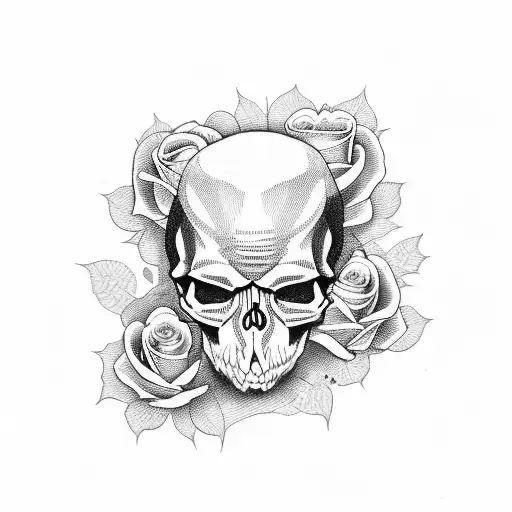 Skull And Roses