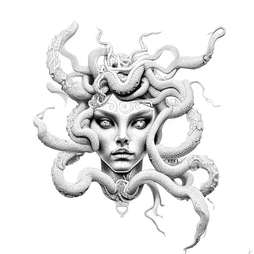 Medusa Com Homem