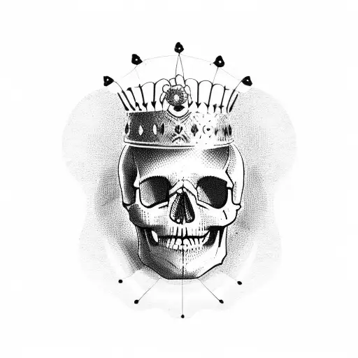 A Skull Wearing A Sombrero With The Number 13