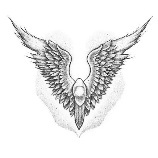 Angel Wing Combined With The Fact Of Being An Only Child Who Wants To Reach A Lot A Success In Life