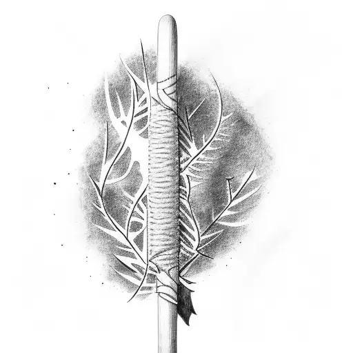 A Baseball Bat Transforming Into A Tree