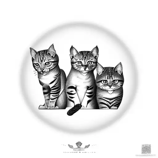 3 Cats In A Circle