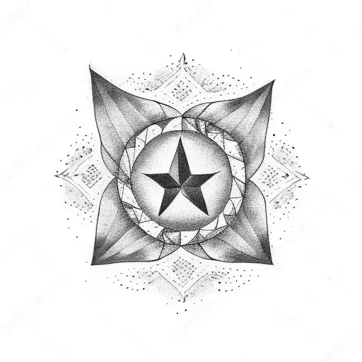 Three Stars And Half Moon