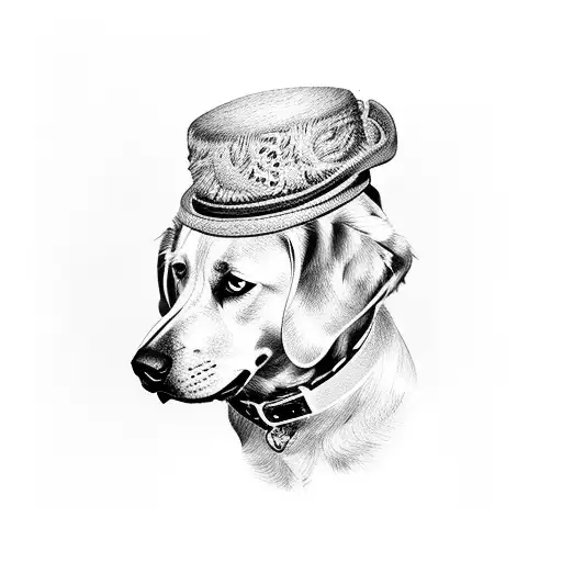 Dog With Hat