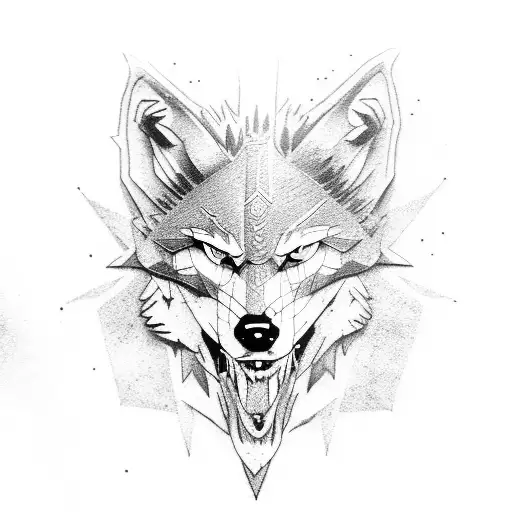 Witcher Wolf School Line Art