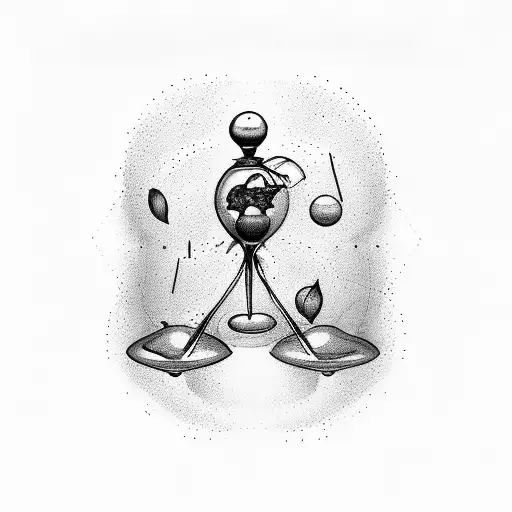 An Hourglass That Runs Where The Upper Hip Is Blurred Or Not Visible