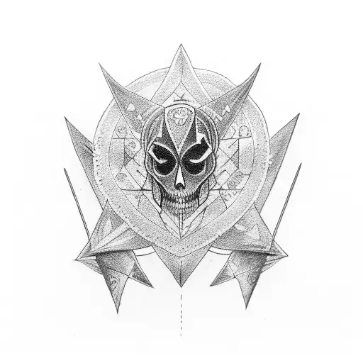 Dagger With Self Love Symbol