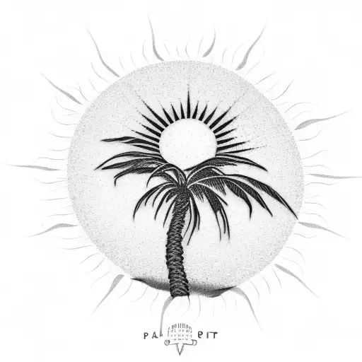 Palmtree And Sun