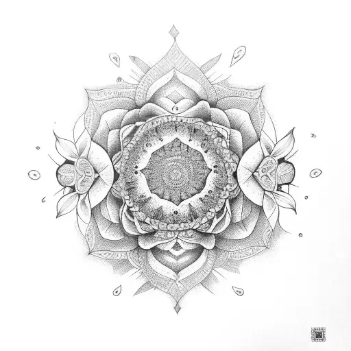 Indian Flowers Forearm Male