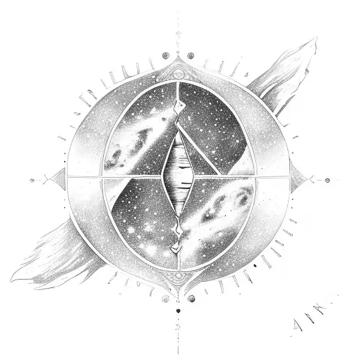 A Galaxy In An Hourglass