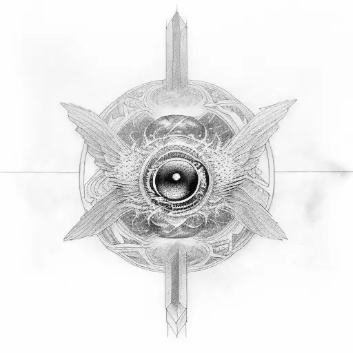 Led Zeppelin Icarus With Yin Yang