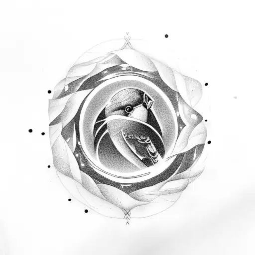 A Finch Inside A Black Hole