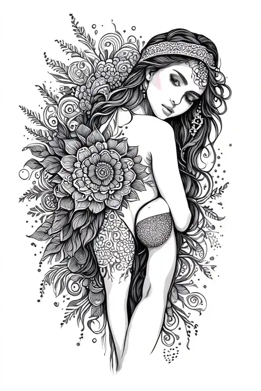 Boho Feminine Leg Sleeve