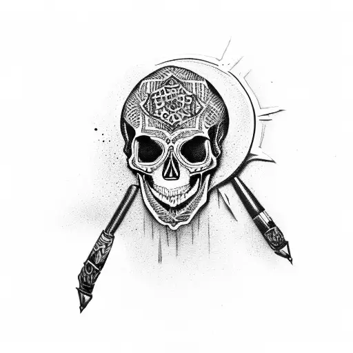 Skull Scream Mandala