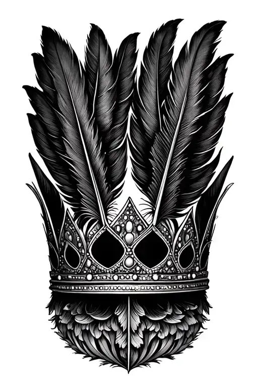 Black Feather Crown