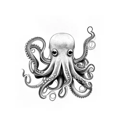 A Tech-inspired Octopus With Circuitry Tentacles