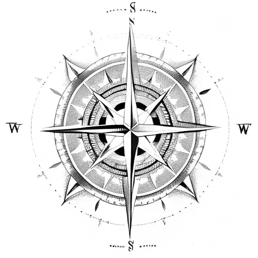 Compass With Ocean Sleeve