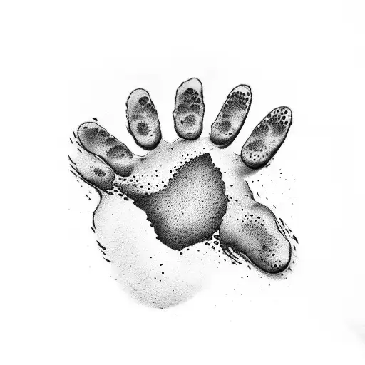 Dog Paw Print October 22 2010 In Roman Numbers