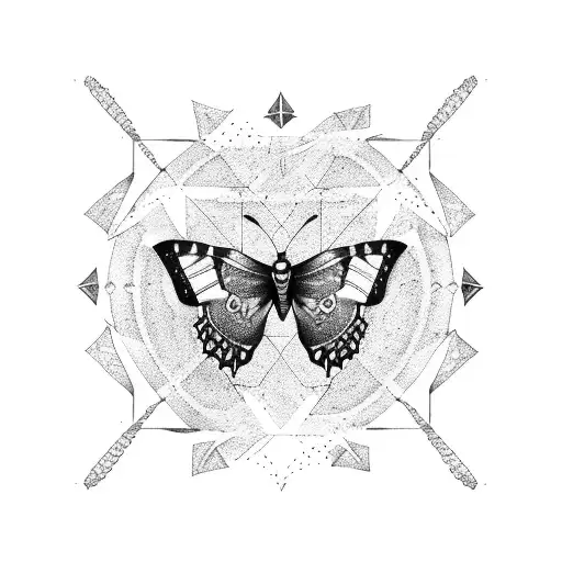 Butterfly With The Starsigns Scorpio And Leo