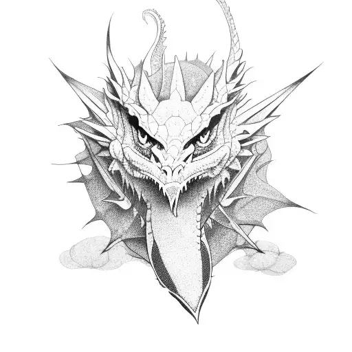 Dragon Minimalist Aesthetic