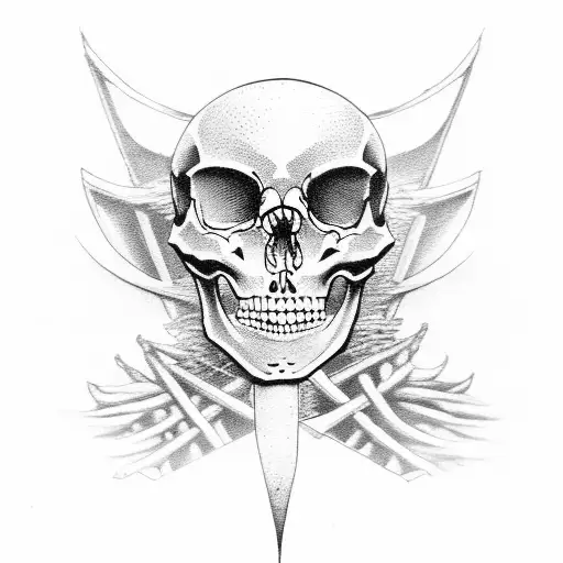 Tarot Card Skeleton Knight