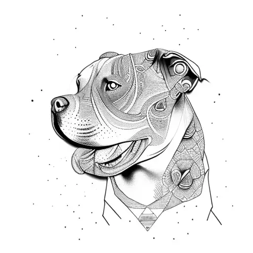 Psychedelics Pitbull And Ice Cream Cone