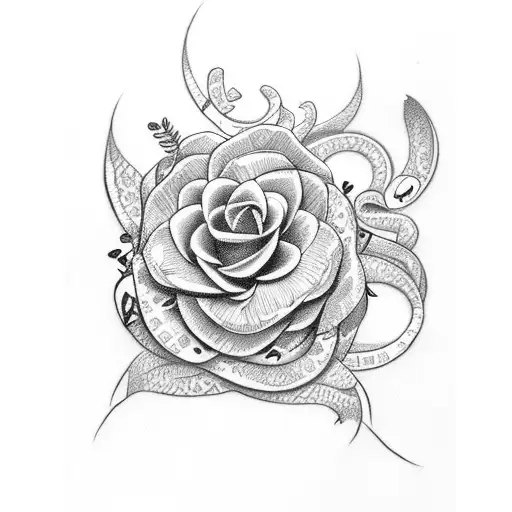 Camilla Flower And Snake