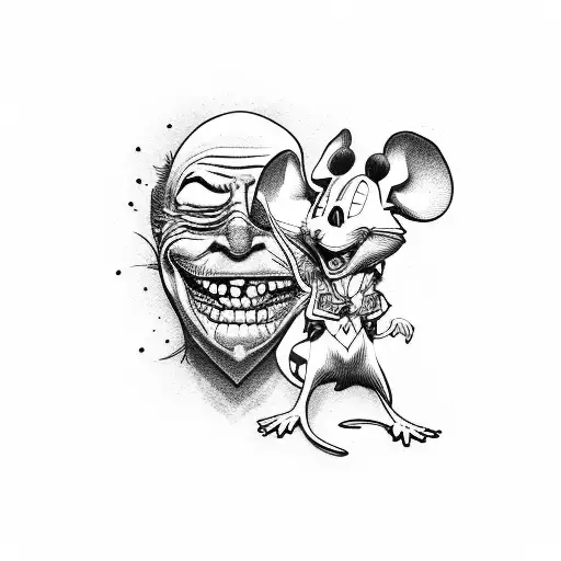 Joker And Jerry The Mouse