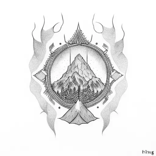 King Crown With 5 Peaks