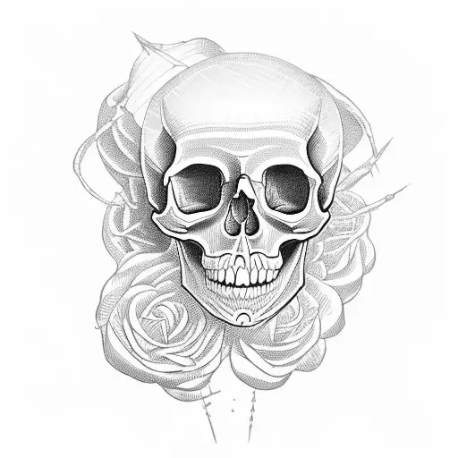 Skull Conductor In A Grewyard