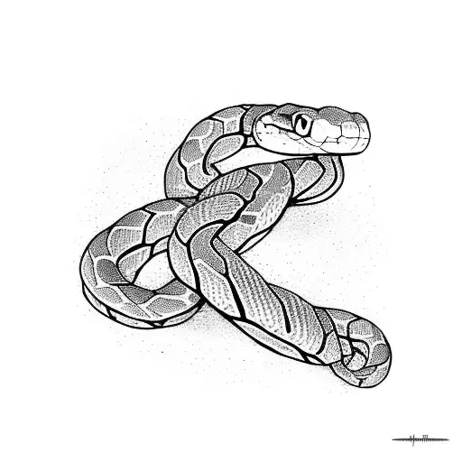 Intertwined Snake