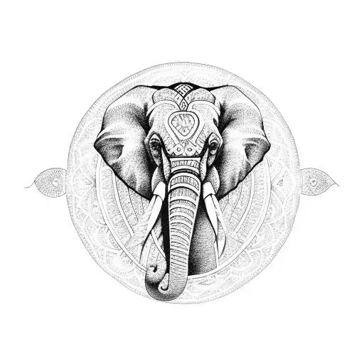 Hawaiana Style Elephant