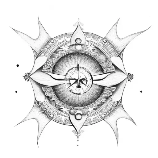 Roman Numeralls With 2 Butterflies