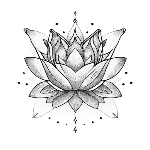 Lotus Flower With A Hammer